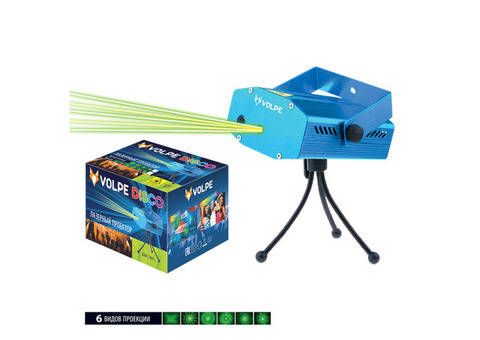 Лазерный проектор Volpe Disco UDL-Q350 6P/G Blue
