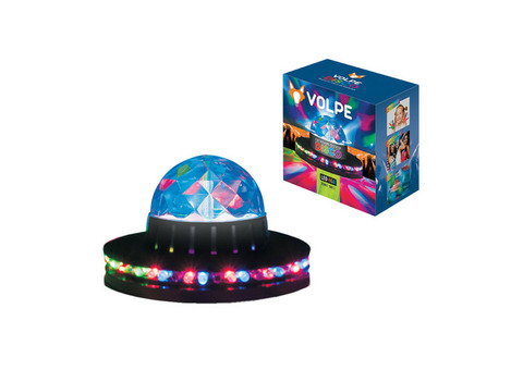 Светильник светодиодный Volpe Disco ULI-Q305 3,5W/RGB Black многоцветный