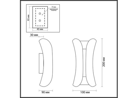 Светильник уличный Odeon Light Krista 3886/6WG