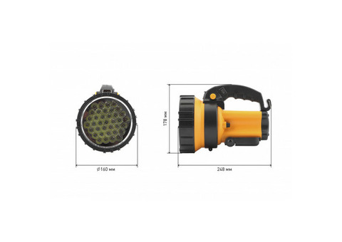Фонарь-прожектор светодиодный Эра PA-603 Альфа 36 LED аккумуляторный