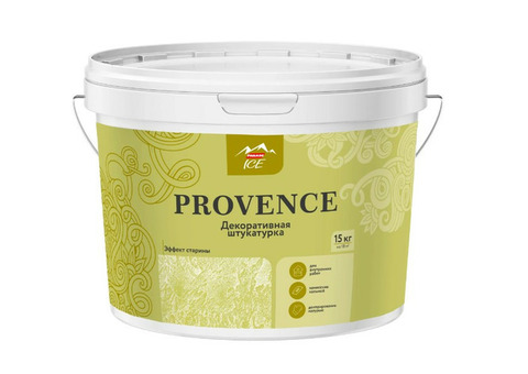 Штукатурка декоративная Parade Ice Provence белая 15 кг