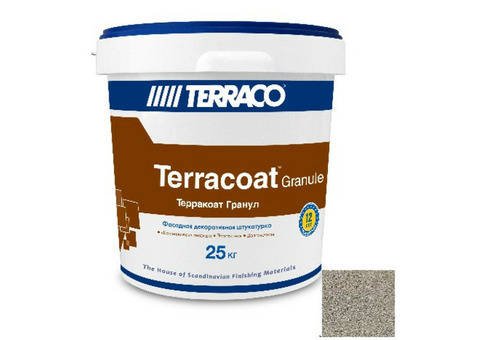 Штукатурка фасадная Terraco Terracoat Granule Шуба 1,0 мм 25 кг