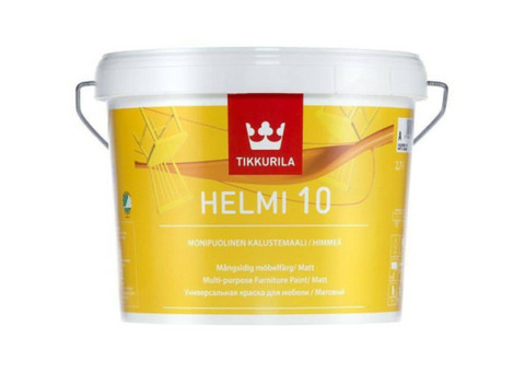 Краска для мебели Tikkurila Helmi 10 С матовая 2,7 л