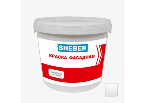 Краска фасадная Sheber Maler 3,5кг белая