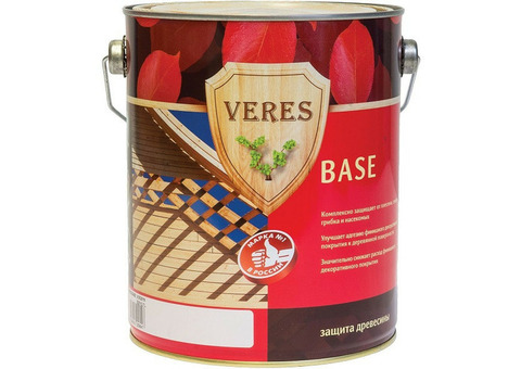 Состав грунтовочный для древесины Veres Base 2,7 л