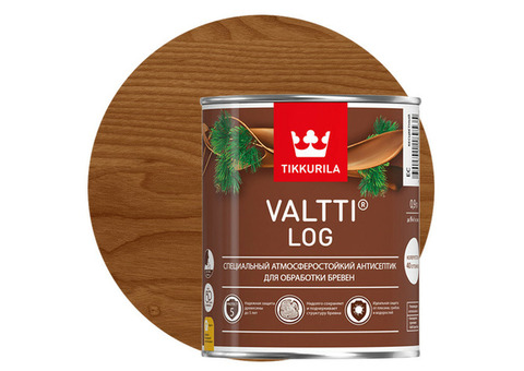 Антисептик Tikkurila Valtti Log красное дерево 0,9 л