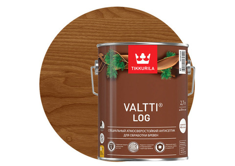 Антисептик Tikkurila Valtti Log красное дерево 2,7 л