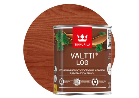 Антисептик Tikkurila Valtti Log рябина 0,9 л