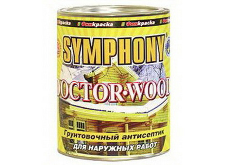 Антисептик грунтовочный Symphony Doctor-wood 0,9 л