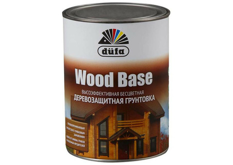Грунт для защиты древесины Dufa Wood Base бесцветный 1 л