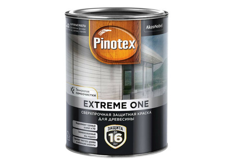 Пропитка декоративная для защиты древесины Pinotex Extreme One база BC полуматовая 8,5 л