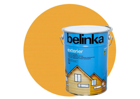 Пропитка для древесины Belinka Exterier № 62 Радужно-желтый 10 л