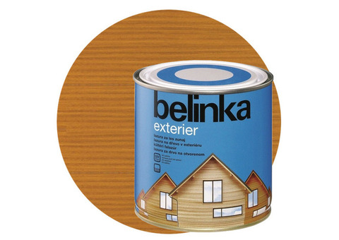 Пропитка для древесины Belinka Exterier № 64 Горчично-желтый 0,75 л