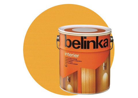 Пропитка для древесины Belinka Interier № 62 Радужно-жёлтый 2,5 л