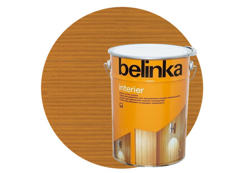 Пропитка для древесины Belinka Interier № 64 Горчично-желтый 10 л