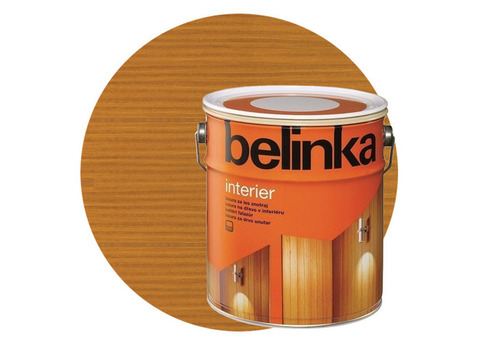 Пропитка для древесины Belinka Interier № 64 Горчично-желтый 2,5 л