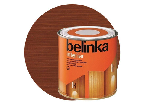 Пропитка для древесины Belinka Interier № 68 Земельно-коричневый 0,75 л