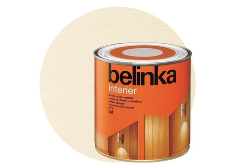 Пропитка для древесины Belinka Interier № 73 Cметаново-белый 0,75 л