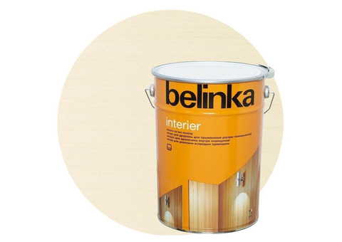 Пропитка для древесины Belinka Interier № 73 Сметаново-белый 10 л