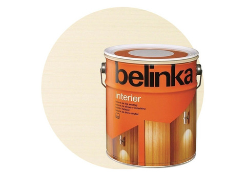 Пропитка для древесины Belinka Interier № 73 Сметаново-белый 2,5 л