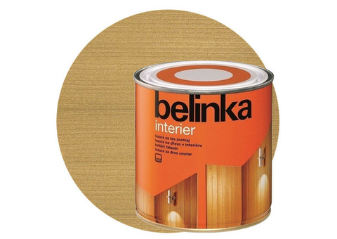 Пропитка для древесины Belinka Interier № 77 Золотой 0,75 л