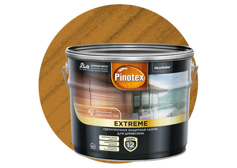 Пропитка для древесины Pinotex Extreme 5351707 калужница 9 л