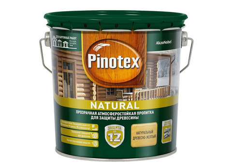 Пропитка для древесины Pinotex Natural 2,7 л