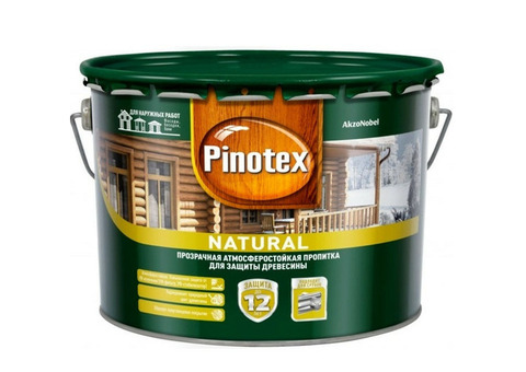 Пропитка для древесины Pinotex Natural 9 л