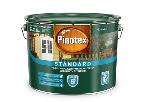 Пропитка для древесины Pinotex Standard база CLR 9 л