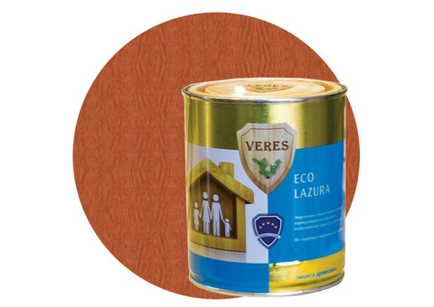 Пропитка для древесины Veres Eco Lazura № 17 Золотой бор 0,75 л
