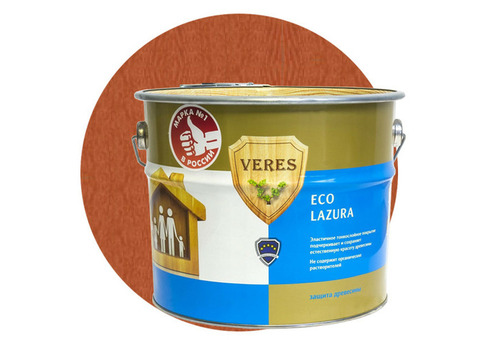 Пропитка для древесины Veres Eco Lazura № 17 Золотой бор 6 л