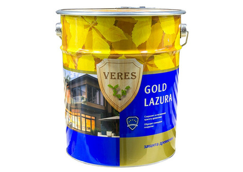 Пропитка для древесины Veres Gold Lazura № 1 бесцветная 10 л