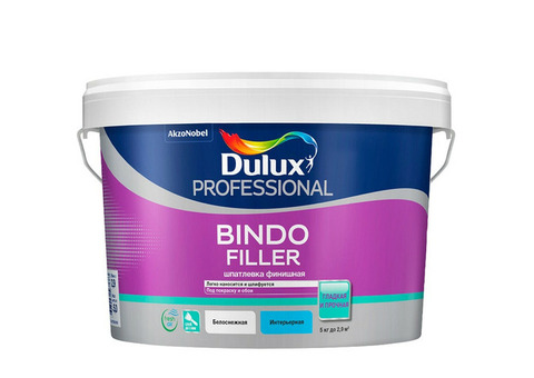 Шпатлевка финишная Dulux Professional Bindo Filler для стен и потолков 5 кг