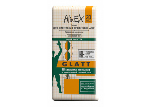 Шпатлёвка эластичная Alinex Glatt 5 кг