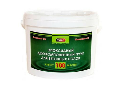 Грунт эпоксидный Аквест-100 двухкомпонентный для бетонных полов 5 кг