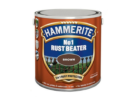 Грунтовка для черных металлов Hammerite Rust Beater коричневая 2,5 л