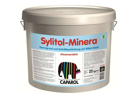 Грунтовка кварцевая Caparol Sylitol-Minera на силикатной основе 22 кг