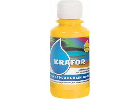 KRAFOR Колер универсальный № 2 Желтый 100 мл 32150
