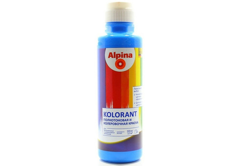 Колер-краска Alpina Kolorant Blau синяя 0,5 л