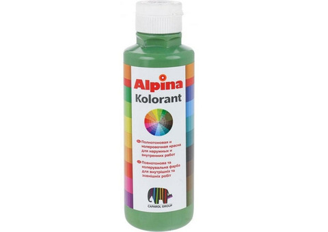 Колер-краска Alpina Kolorant Farngruen папоротниково-зеленая 0,5 л