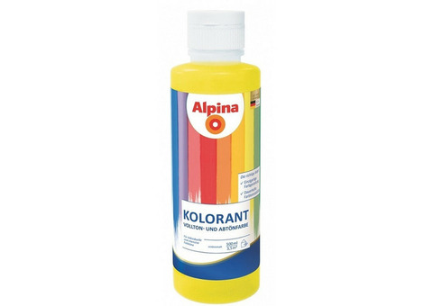 Колер-краска Alpina Kolorant Gelb желтая 0,5 л