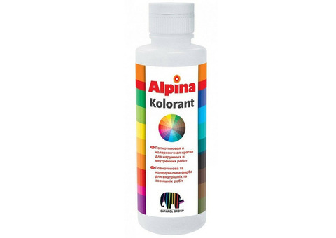 Колер-краска Alpina Kolorant Weiss белая 0,5 л