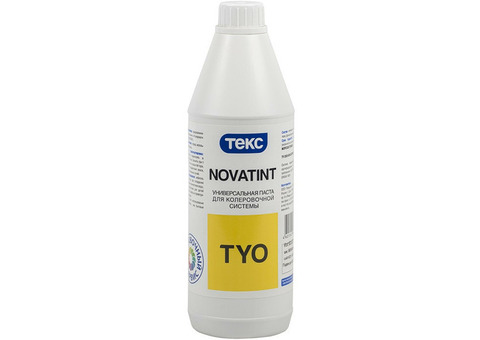 Паста колеровочная универсальная Текс Novatint TYOE лимонно-желтая 1 л
