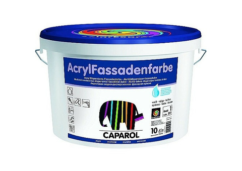 Краска фасадная Caparol AcrylFassadenfarbe BAS 3 9,4 л