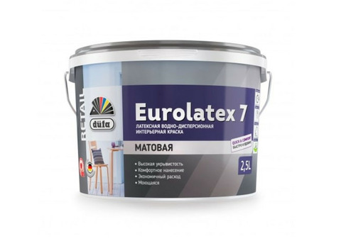 Краска Dufa Retail Eurolatex 7 2,5 л