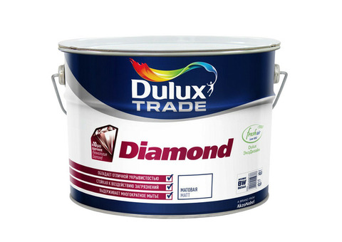 Краска Dulux Diamond Matt BW 5 л