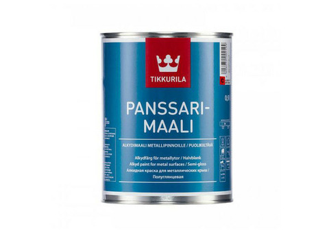 Краска Tikkurila Panssarimaali полуглянцевая база С 0,9 л