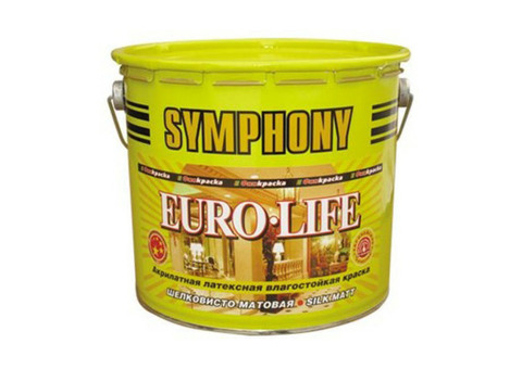 Краска акрилатная латексная Symphony Euro-Life C 2,7 л