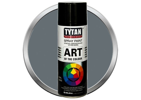 Краска акриловая Tytan Professional Art of the colour аэрозольная серая 7015 400 мл