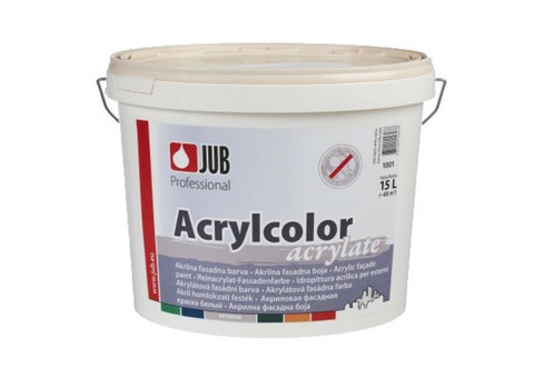 Краска акриловая фасадная Jub Acrylcolor база A 1001 15 л